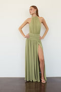 Amery High Neck Jersey Maxi Dress