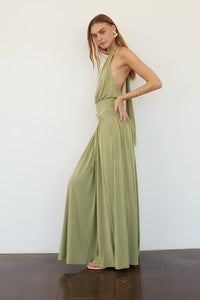 Amery High Neck Jersey Maxi Dress