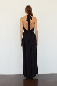 Amery High Neck Jersey Maxi Dress