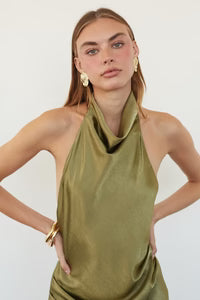 Leighton Cowl Neck Mini Dress